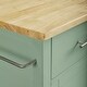 preview thumbnail 32 of 31, Savannah Wood Top Drop Leaf Kitchen Island/Cart - 30"d x 42"w x 37"h