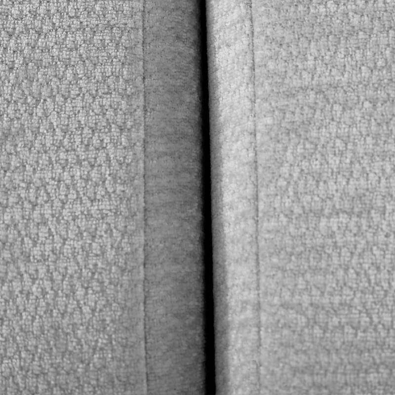 122" Modern L-Shaped Sectional Sofa, 2-Piece Set, Gray, Foam & Polyester