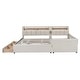 preview thumbnail 5 of 13, Queen Size & Twin XL Size PU Leather Storage Upholstered Platform Bed