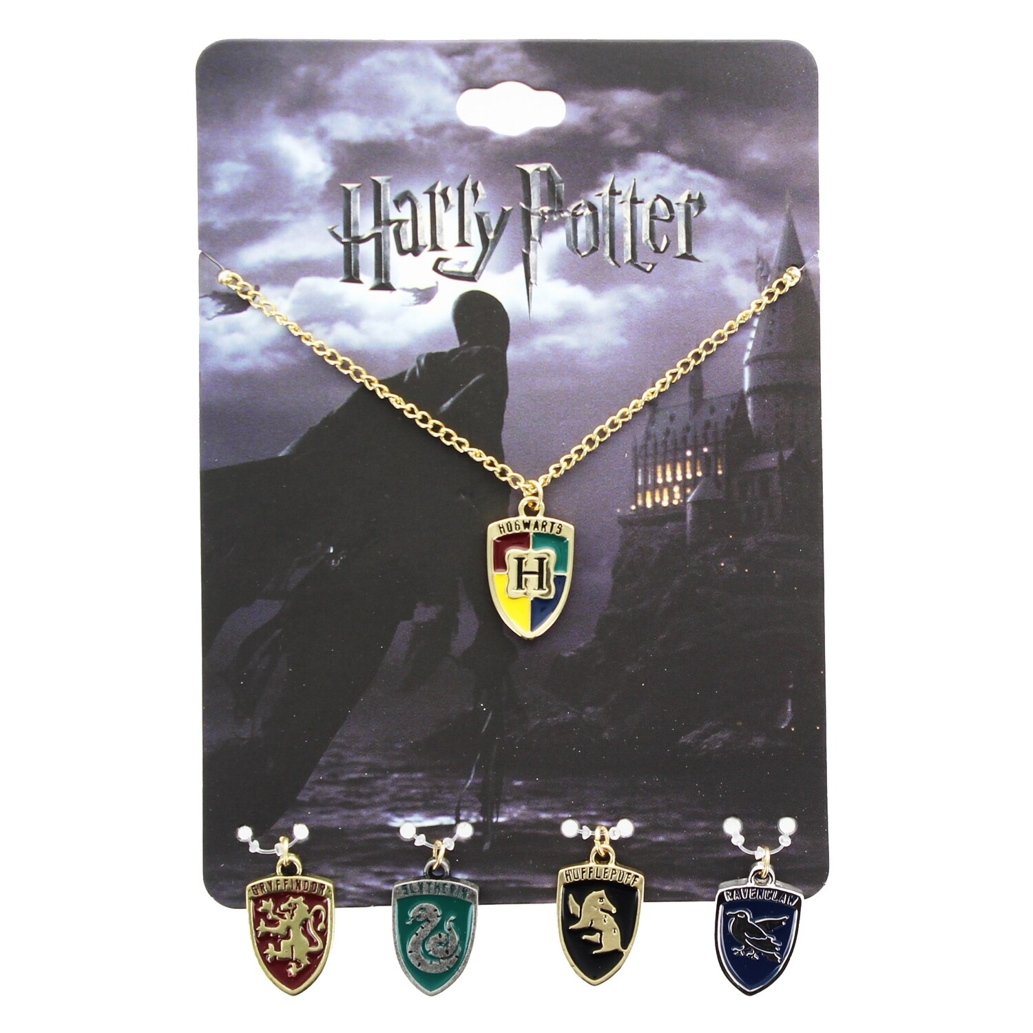 Shop Harry Potter House Crest Necklace Gold Overstock 15902273