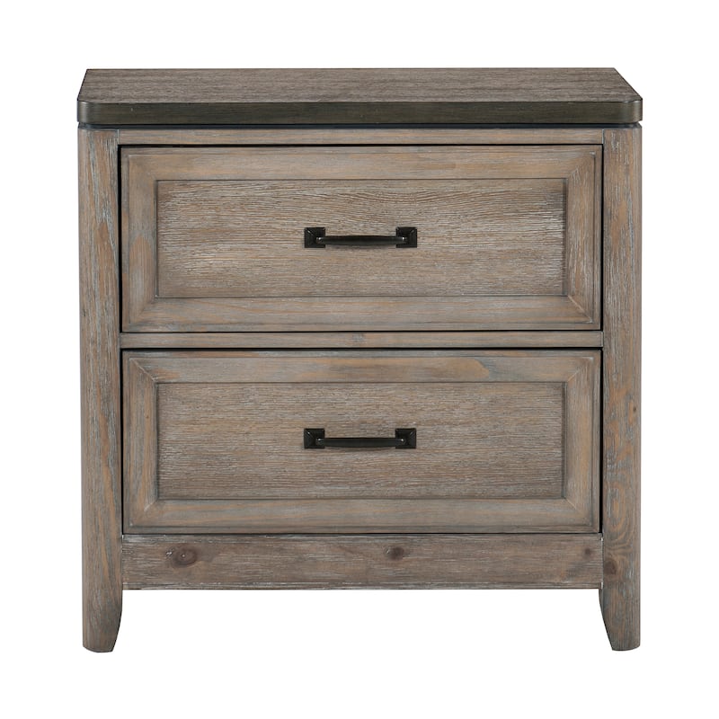 Emery 2-Drawer Nightstand