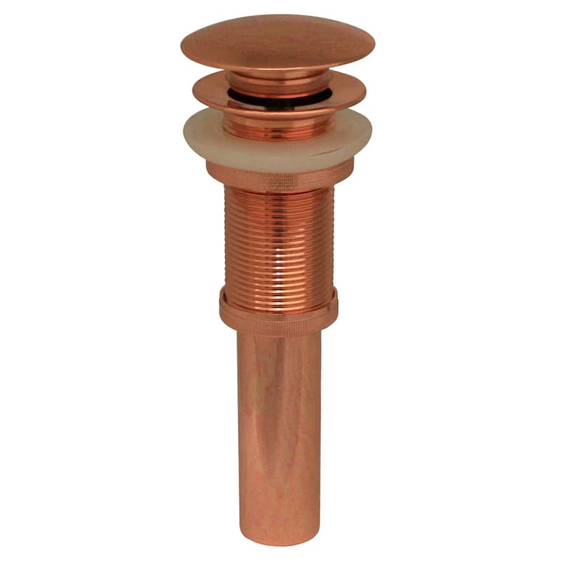 Whitehaus Collection Decorative Pop-up Mushroom Drain with No Overflow - Copper