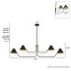 preview thumbnail 11 of 11, Hunter Grove Isle 4-Light Linear Chandelier - Dining Room, Kitchen Island - Mid-Century Modern, Minimalist