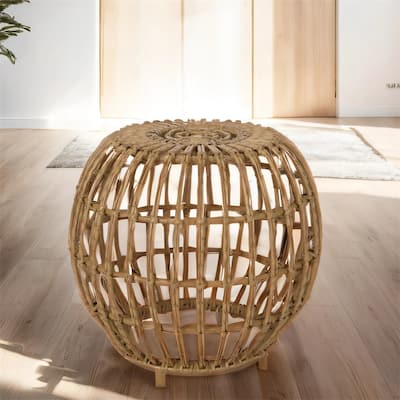 19.7" Wicker Coffee Table