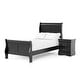 preview thumbnail 33 of 59, Furniture of America Mayday Modern Solid Wood 2-Piece Sleigh Bedroom Set