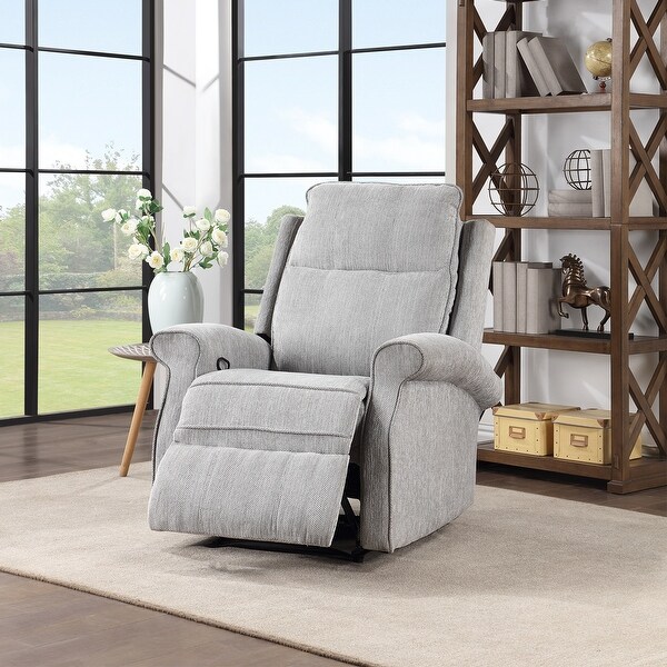 Contemporary Single Recliner Chair, Leisure Accent Sofa Chair, 90