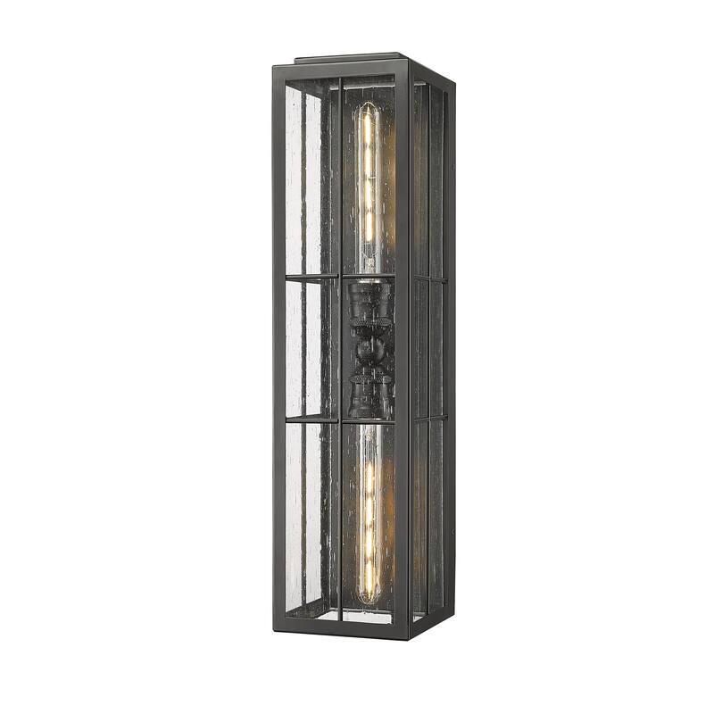 Millennium Lighting Jaxson 1 Light Outdoor Wall Sconce in Powder Coat Black