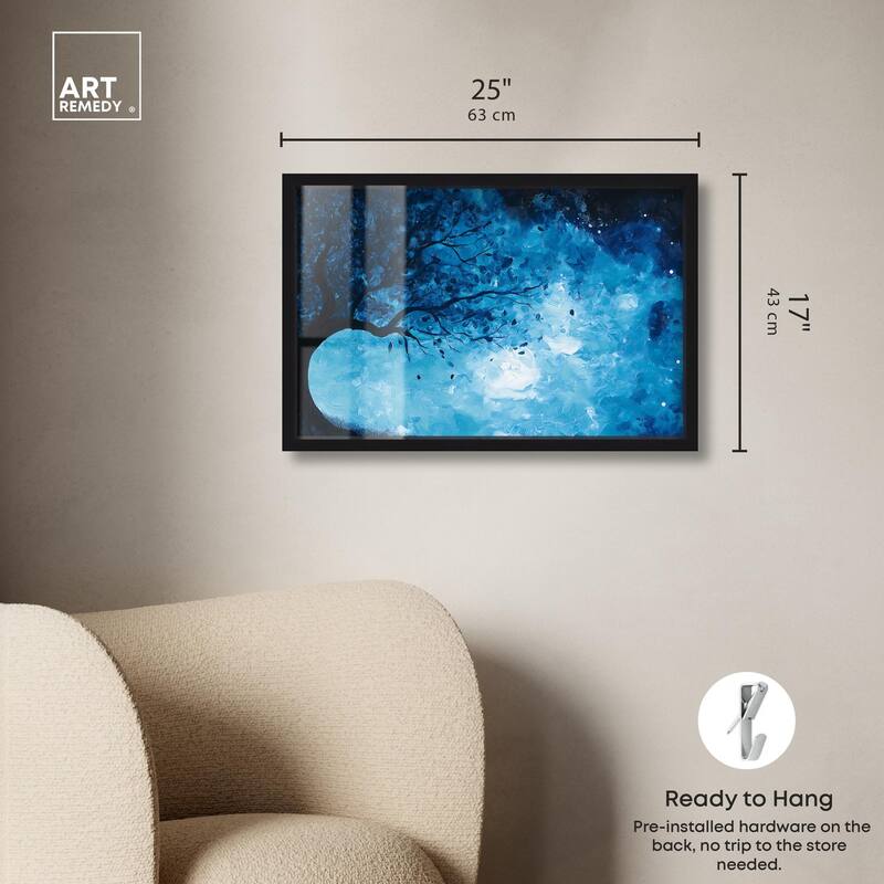 Fire and Ice Tree II Shadowbox by Art Remedy