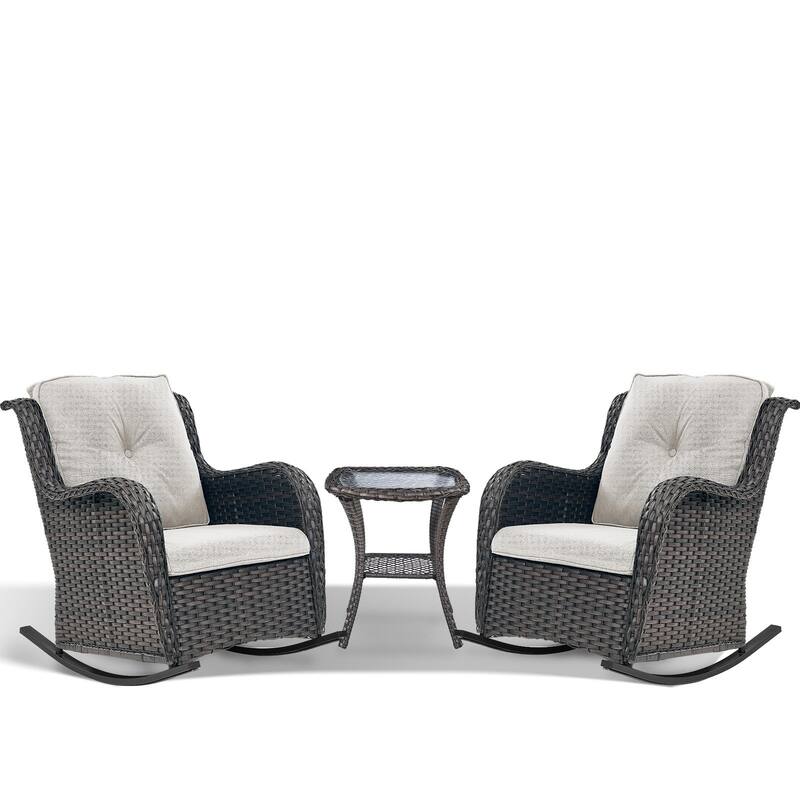Outdoor Rocking Chair Rattan Rocker Chairs