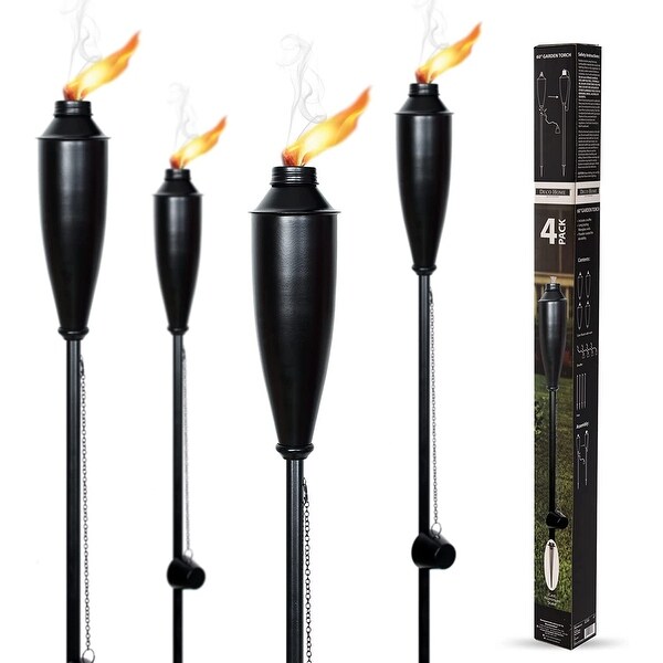 60 inch new arrivals solar tiki torches