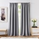 preview thumbnail 13 of 22, Karl Lagerfeld Paris Silky Cloud Blackout Curtain Panel Pair 84 Inches - Charcoal