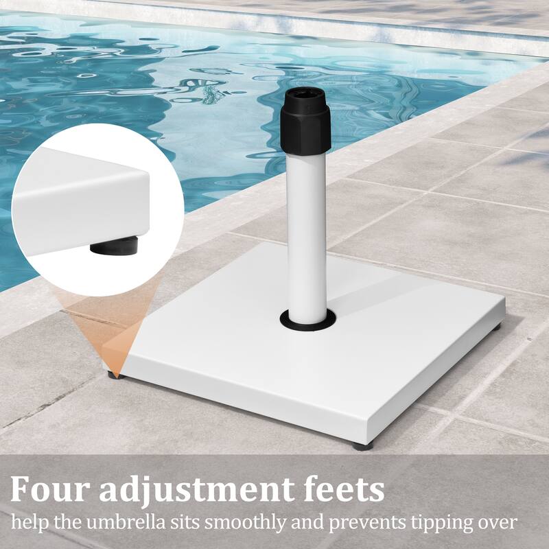 Pellebant 43LBS Outdoor Patio Concrete Market Umbrella Base Stand - N/A