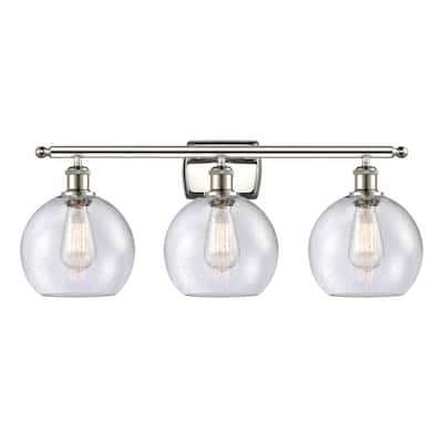 Innovations Lighting Athens 3 Light 26" Bath Vanity Light - 8" Shade