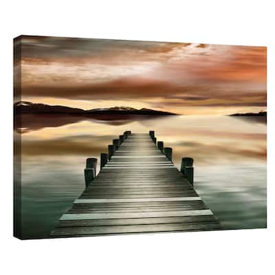 Sunset Jetty by Danita Delimont Canvas Art Print