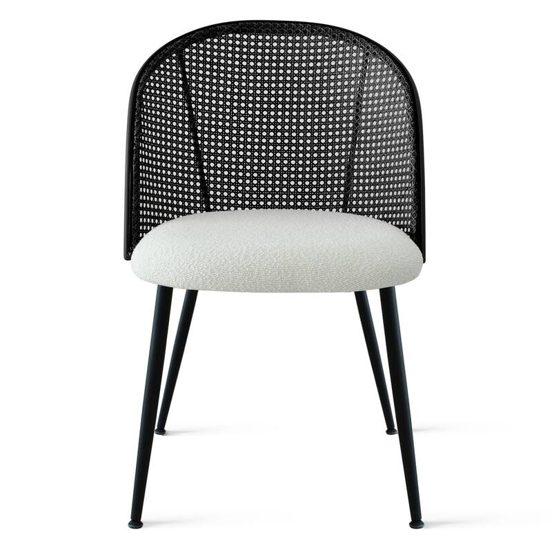 Rattan Dining Chair Side Chair(Set of 4)