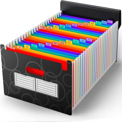 File Organizer 26 Pockets Expanding File Folder