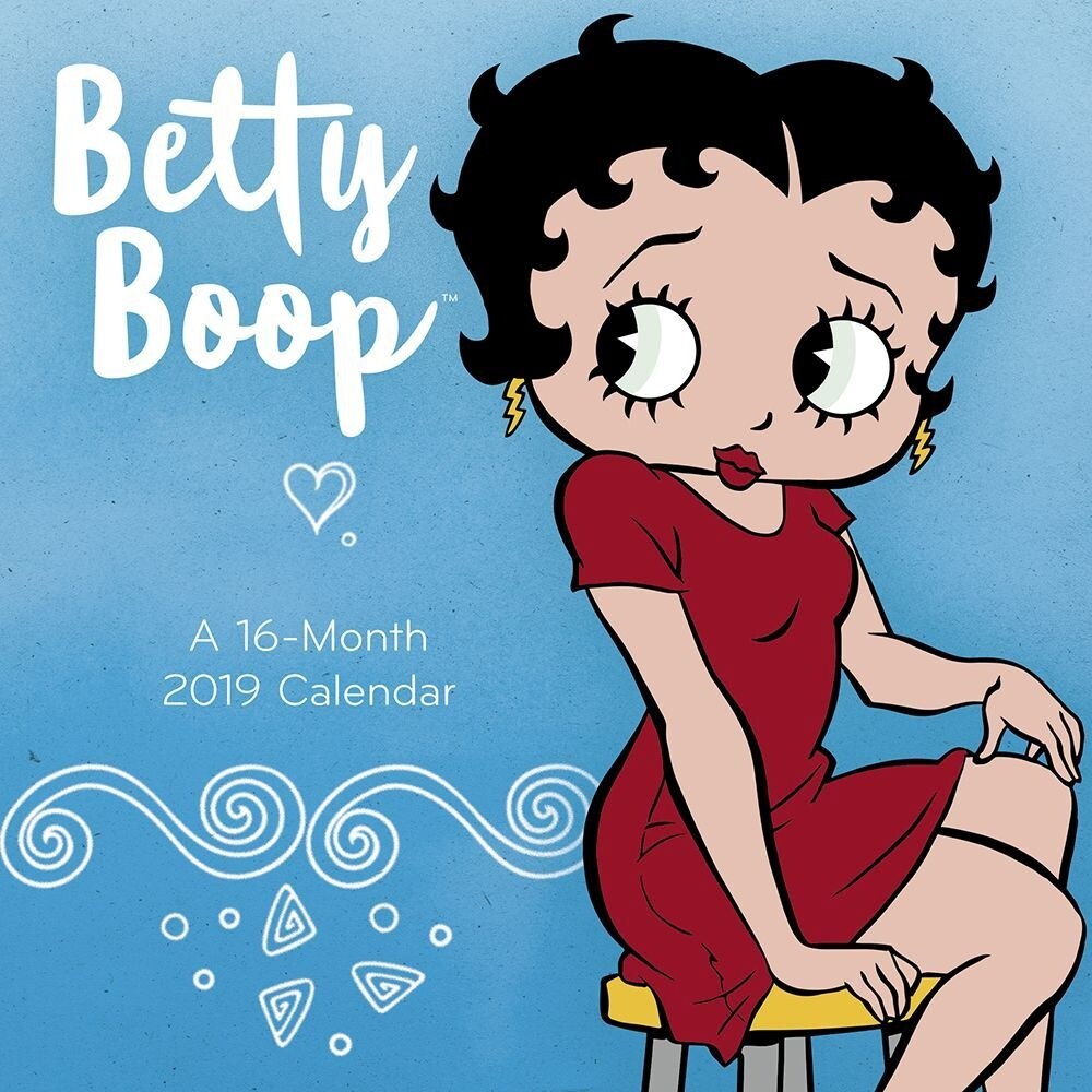 Shop 2019 Betty Boop 2019 Mini Wall Calendar Cartoons Overstock