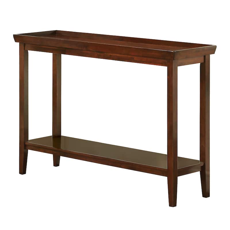 Convenience Concepts Ledgewood Console Table with Shelf - Espresso