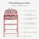 preview thumbnail 5 of 7, Evolur Step and Savor Baby High Chair