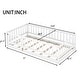 preview thumbnail 18 of 24, Twin Montessori Floor Bed with Fence & Door