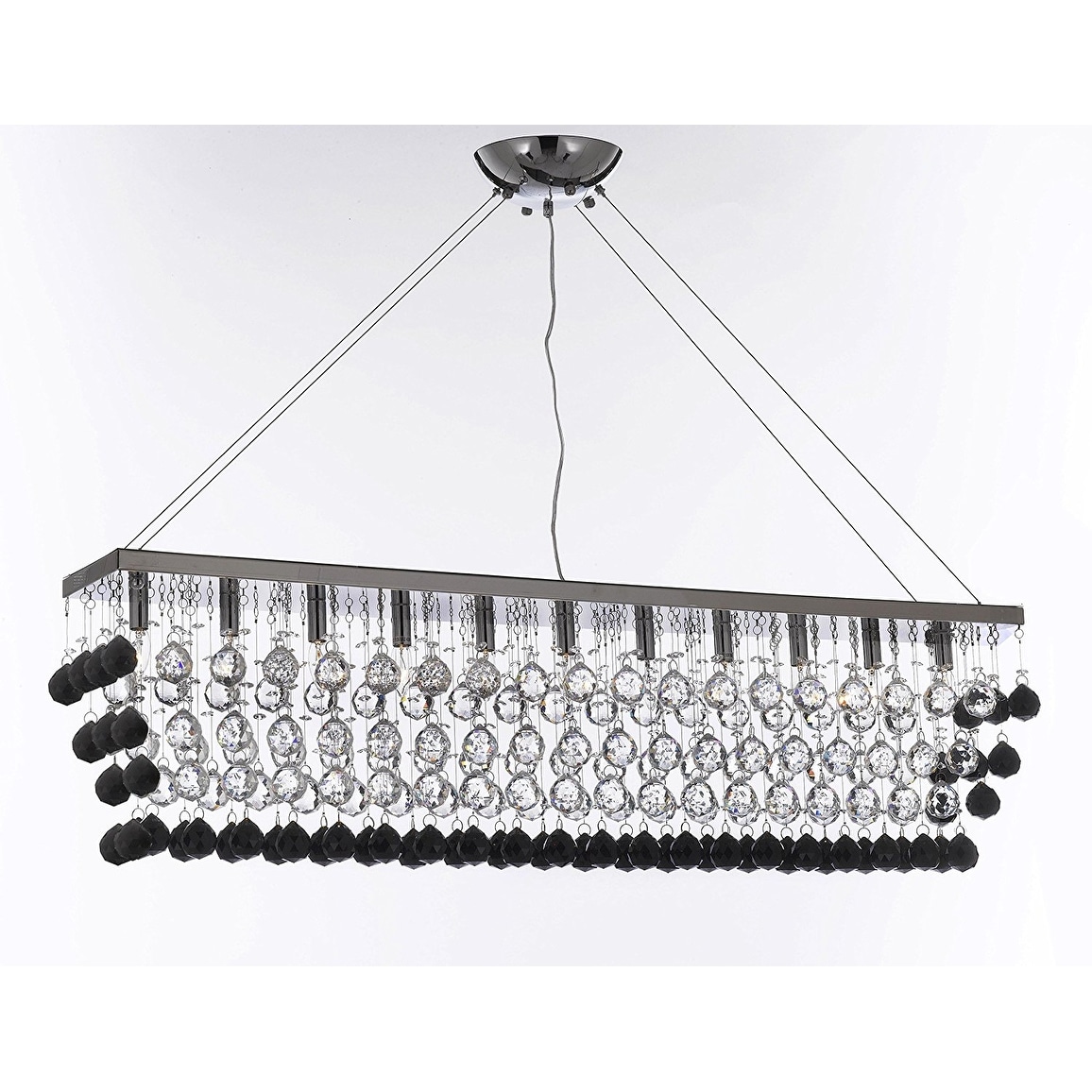 Modern Crystal RainDrop 11 Light Chandelier - Chandeliers For Bedrooms by Overstock.com