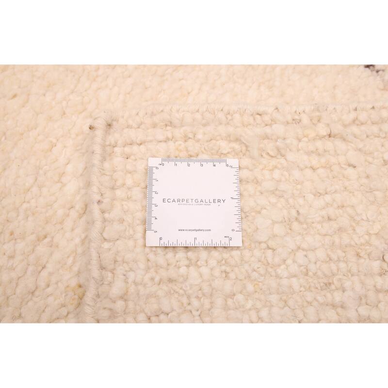 ECARPETGALLERY Hand-knotted Looma Cream Wool Rug - 8'3 x 9'10