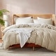 preview thumbnail 37 of 175, Nestl Ultra Soft Double Brushed Microfiber Duvet Cover Set with Button Closure Beige Cream - California King