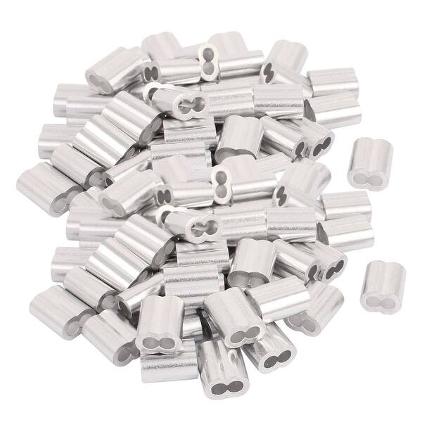 Shop 4mm Wire Rope Aluminum Sleeves Clip Fittings Loop Sleeve Cable Crimps 100pcs On Sale Overstock 28845655