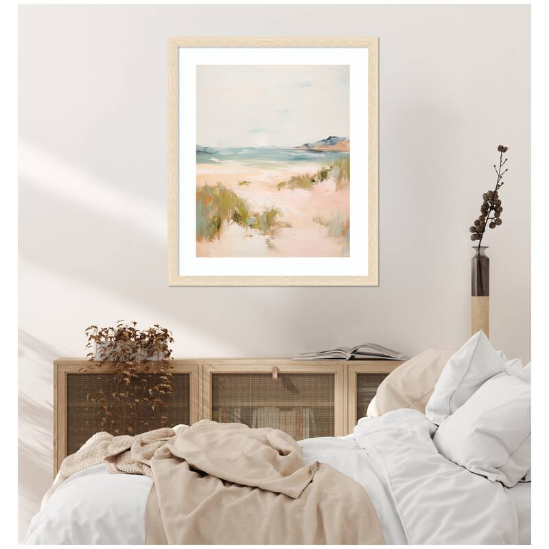 Kate and Laurel Tranquil Landscape V expansion by Amy Lighthall Framed Wall Art Print