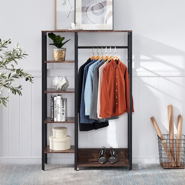 Open wardrobe rack store
