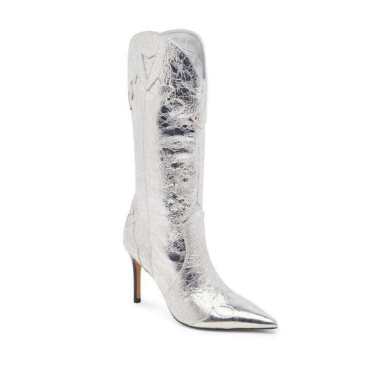Dolce Vita Kasedy Metallic Leather Western Boot
