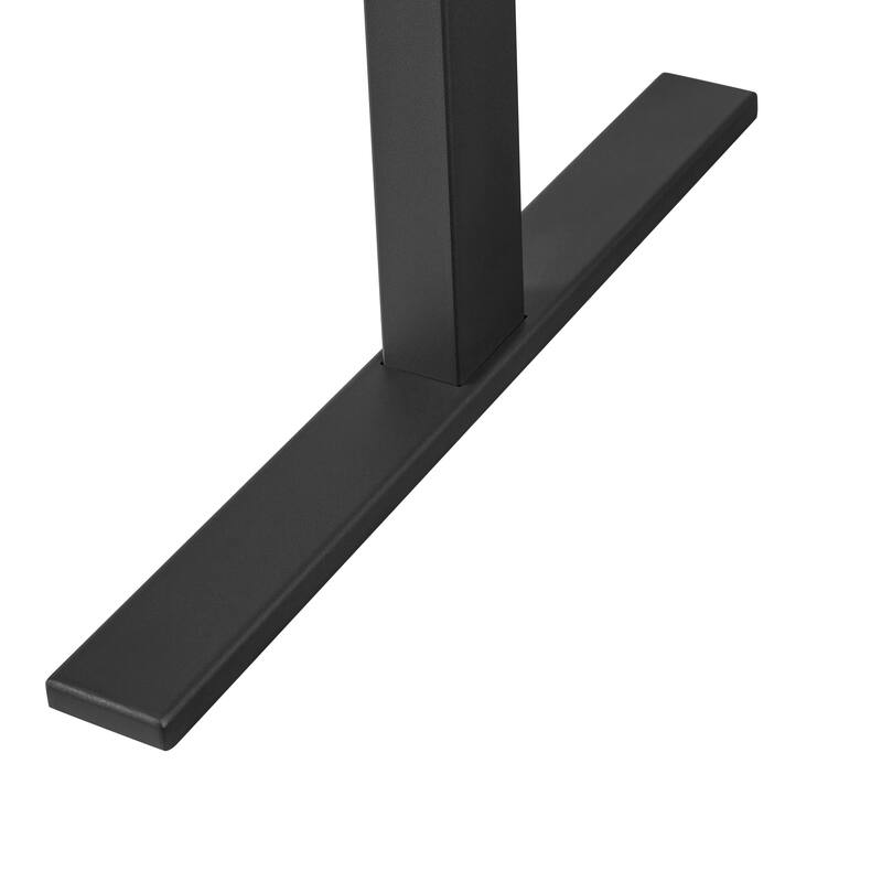 Modern Electric Sit/Stand Desk, Height Adustable Table, Rich Medium Brown