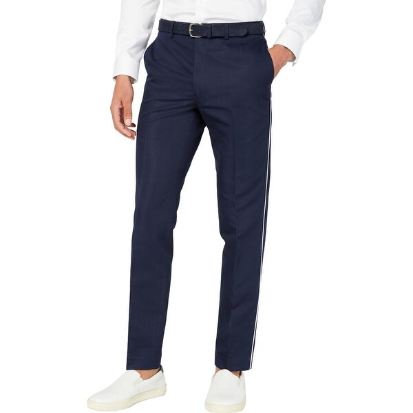 navy skinny dress pants