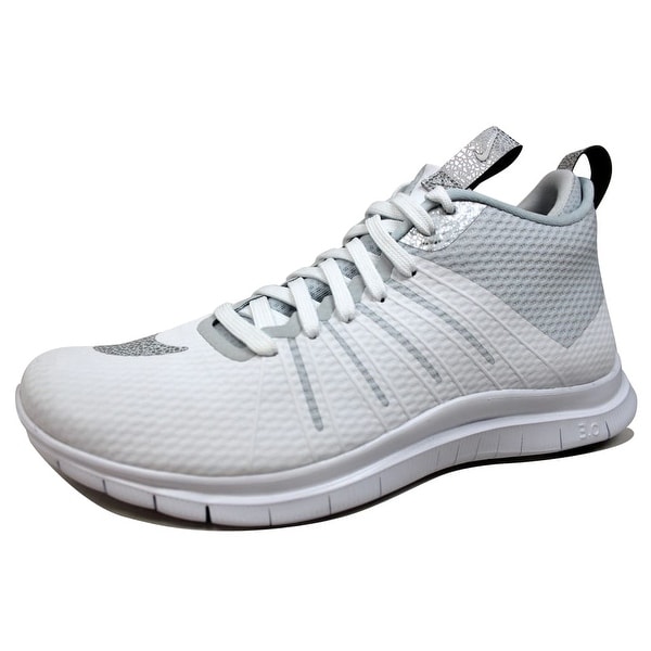 Nike Men's Free Hypervenom 2 FS White/Metallic Silver 805890-101 Size 8