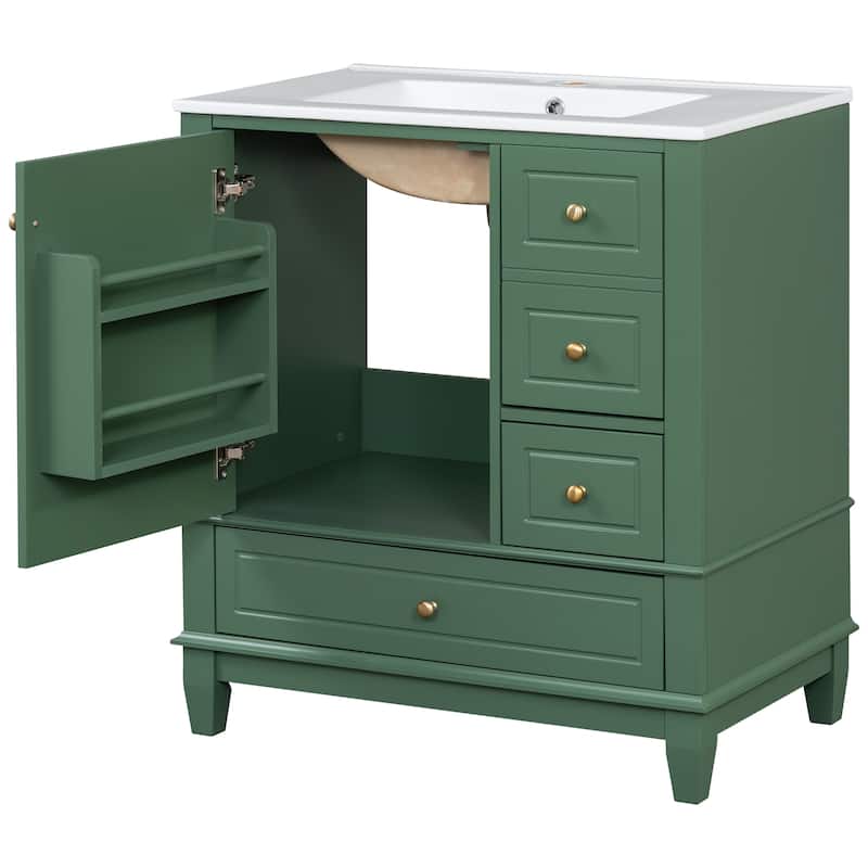 Christopher Knight Home 30" Stylish and Functional Bathroom Vanity with Sink
