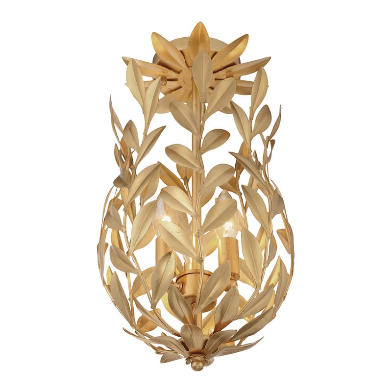 Crystorama Lighting Group 563_CEILING Broche 3 Light 10" Wide