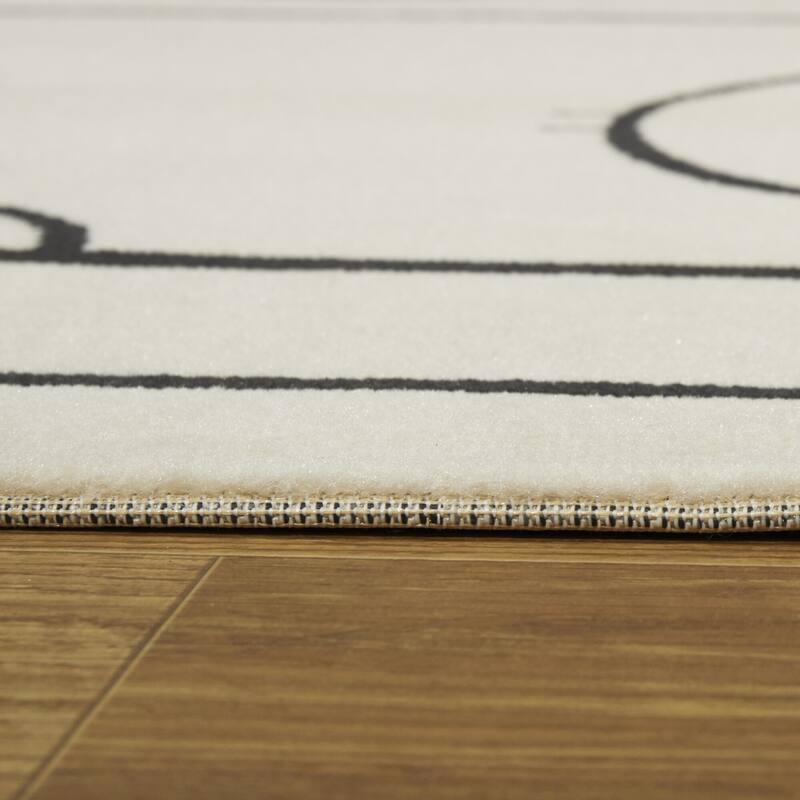 Mod-Tod Hockey Time Kids Area Rug