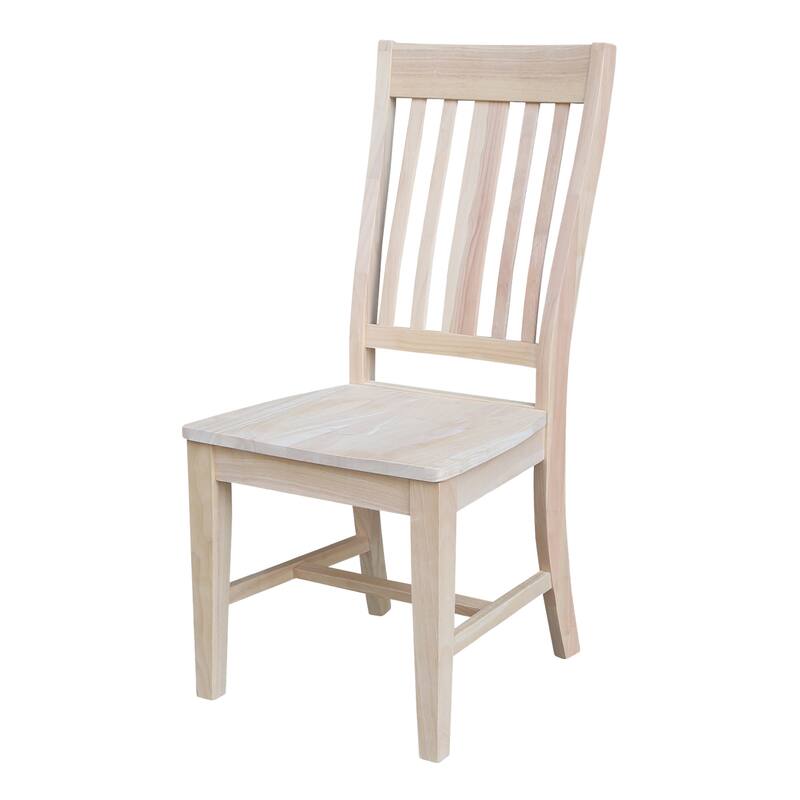 Set of Two Solid Wood Benson Dining Chairs