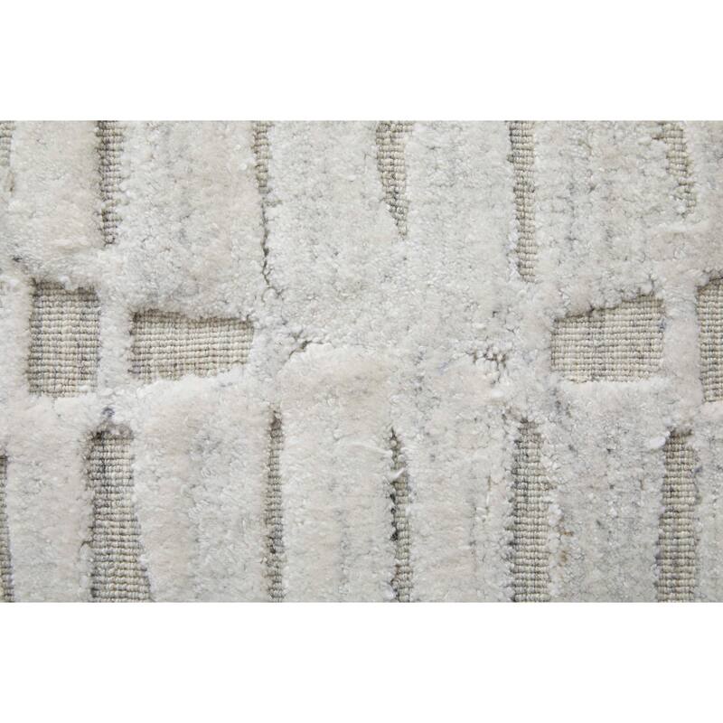 Grand Bazaar Huntley Hand Woven Geometric Modern Area Rug
