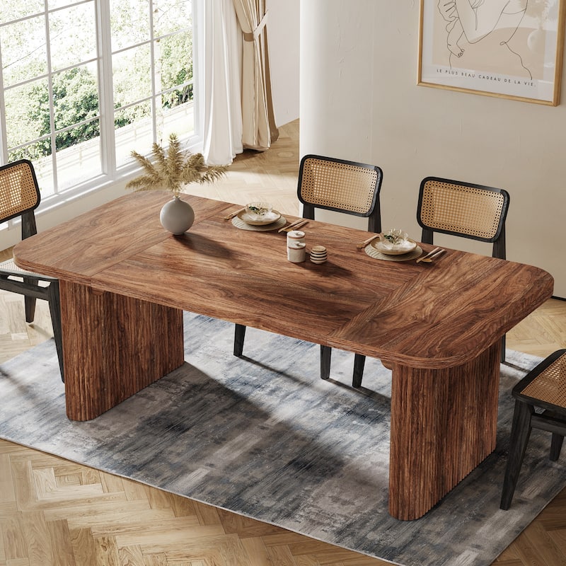 Wood Dining Table, Modern Kitchen Table, Dining Room Accent Table
