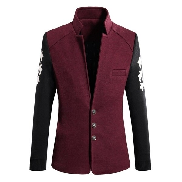 Hitz Trend Men�s Suits Stand Collar Large Size M5Xl Plus