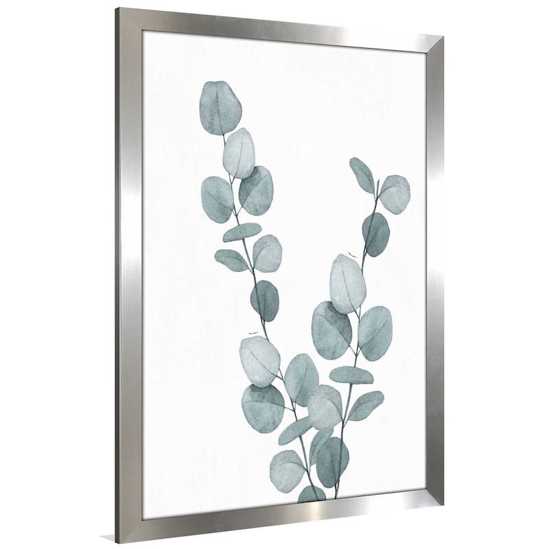 "Blue Botanical Wash III" by Conrad Knutsen Print on Acrylic