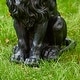 preview thumbnail 9 of 32, 20.75"H MGO Guardian Sitting Lion Statue Porch Sign Indoor Outdoor Decoration by Glitzhome
