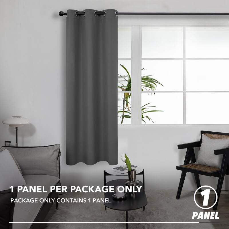 Deconovo Solid 42 Width Curtain Panel (1 Panel)