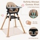 preview thumbnail 15 of 45, Costway 6-in-1 Convertible Wooden Baby Highchair Infant Feeding Chair - See Details