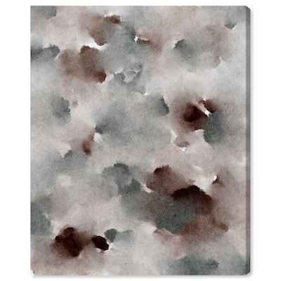 Art Remedy The Winter February Gallery Wrapped Watercolor Boho Abstracts