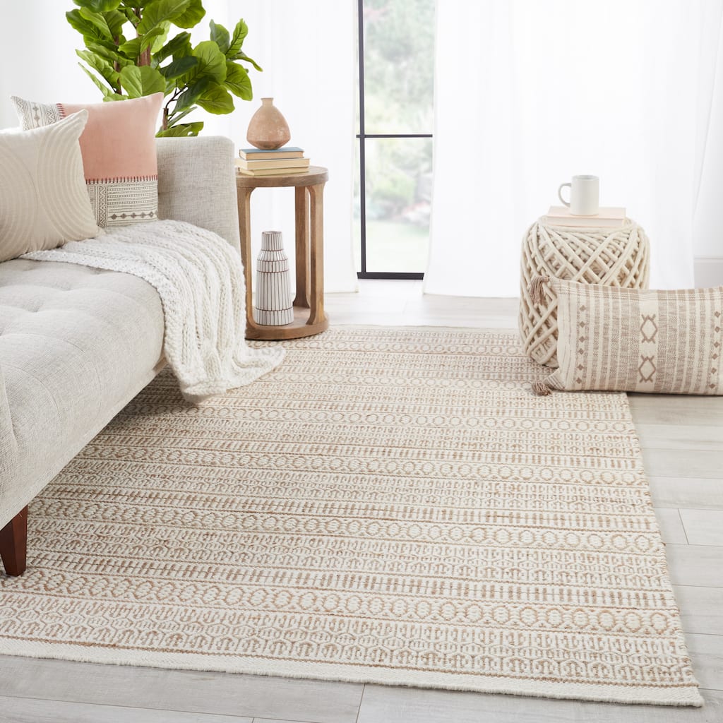 Rafferty Natural Trellis Area Rug