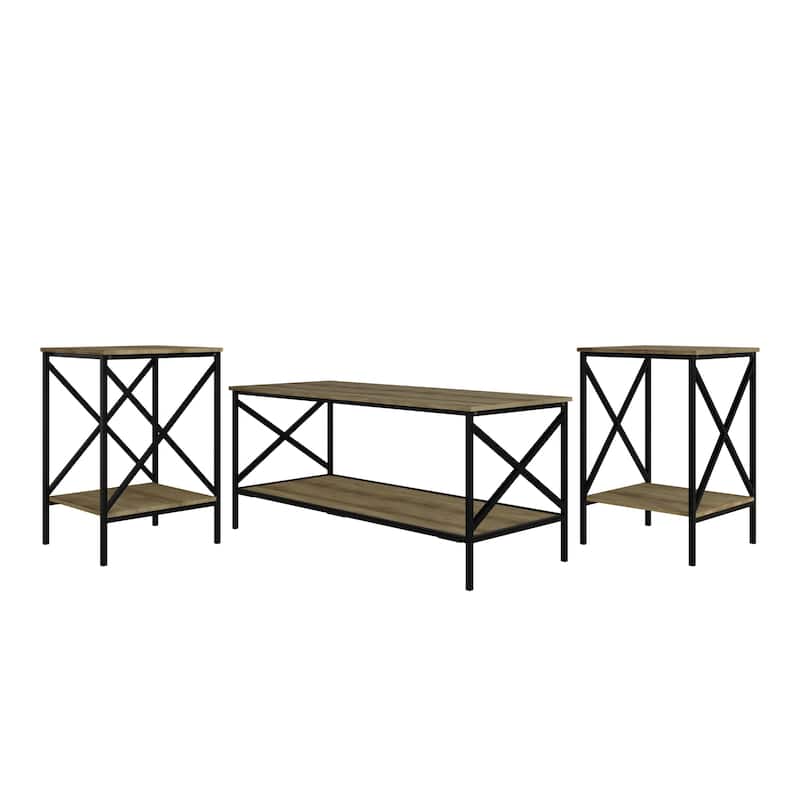 Clayfell Chanute 3-Piece Coffee Table Set