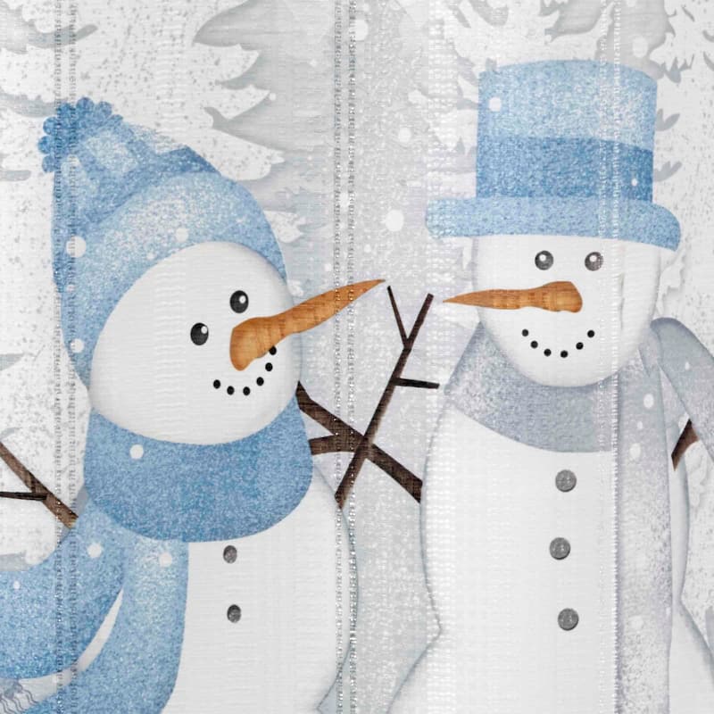 Avanti Linens Frosty Friends Shower Curtain
