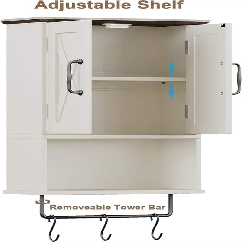 Over The Toilet Storage - 7"D x 15"W x 22"H